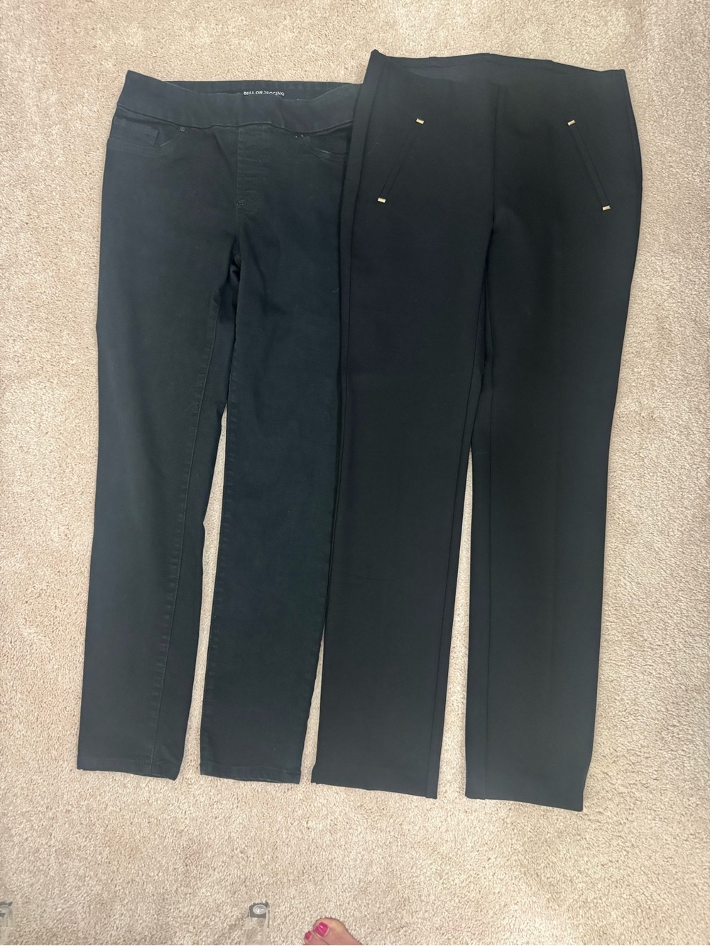 Women’s black pants from Chico’s. Size 2R. One casual one dressy. - Picture 4 of 5